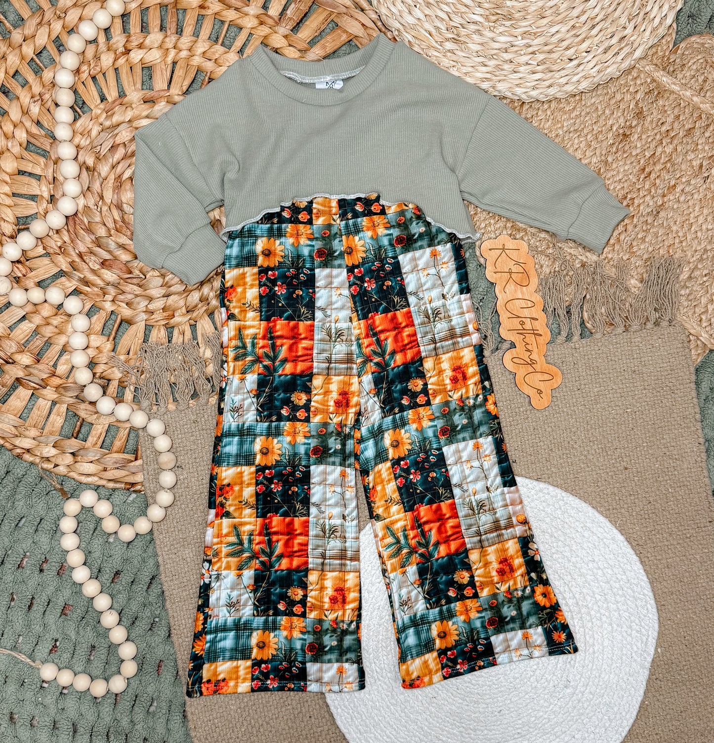 12/18 Ellis Romper + 12/18 Honey Top