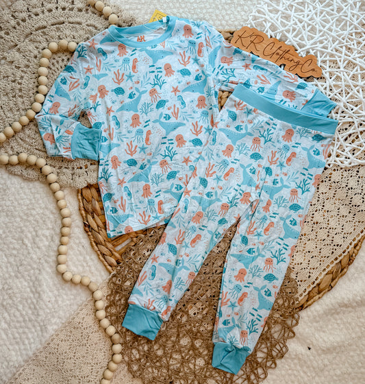 Bamboo - Seaside Snuggles ( Two Piece)