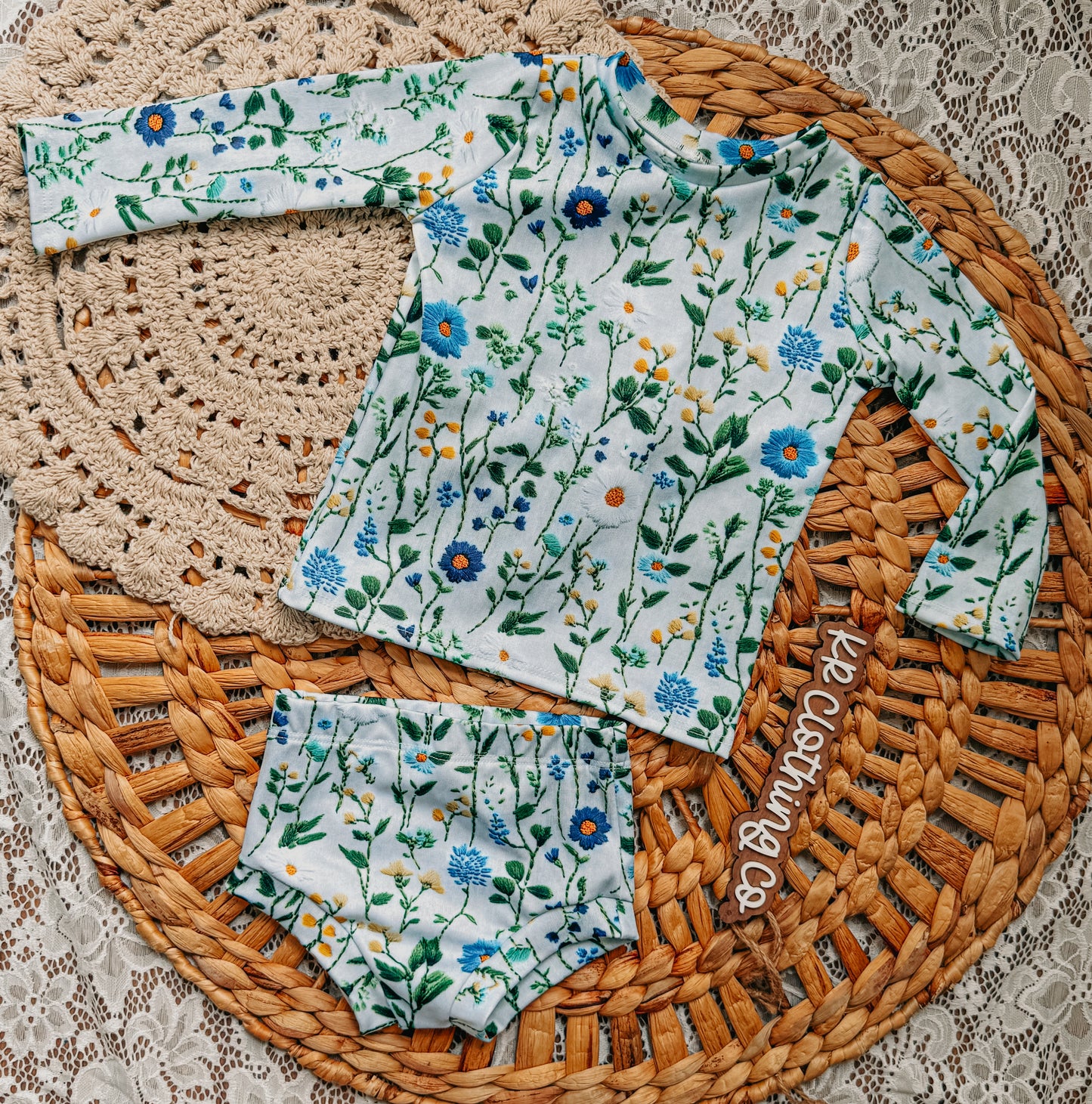 12/18 IRIS - BLUE/YELLOW FLORAL