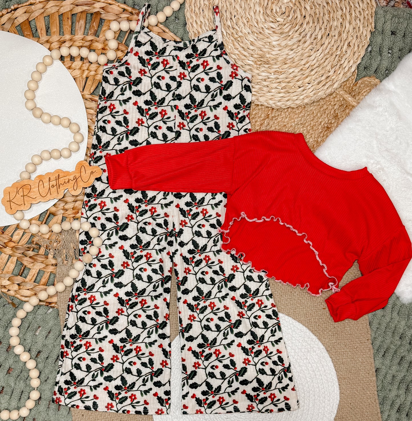 3T Ellis romper + 3T honey top